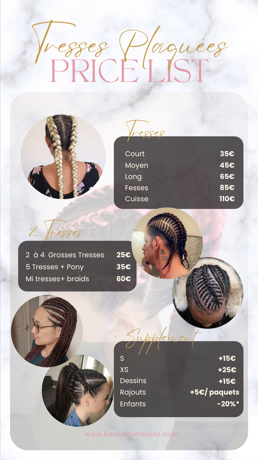 Tresses Plaquées
